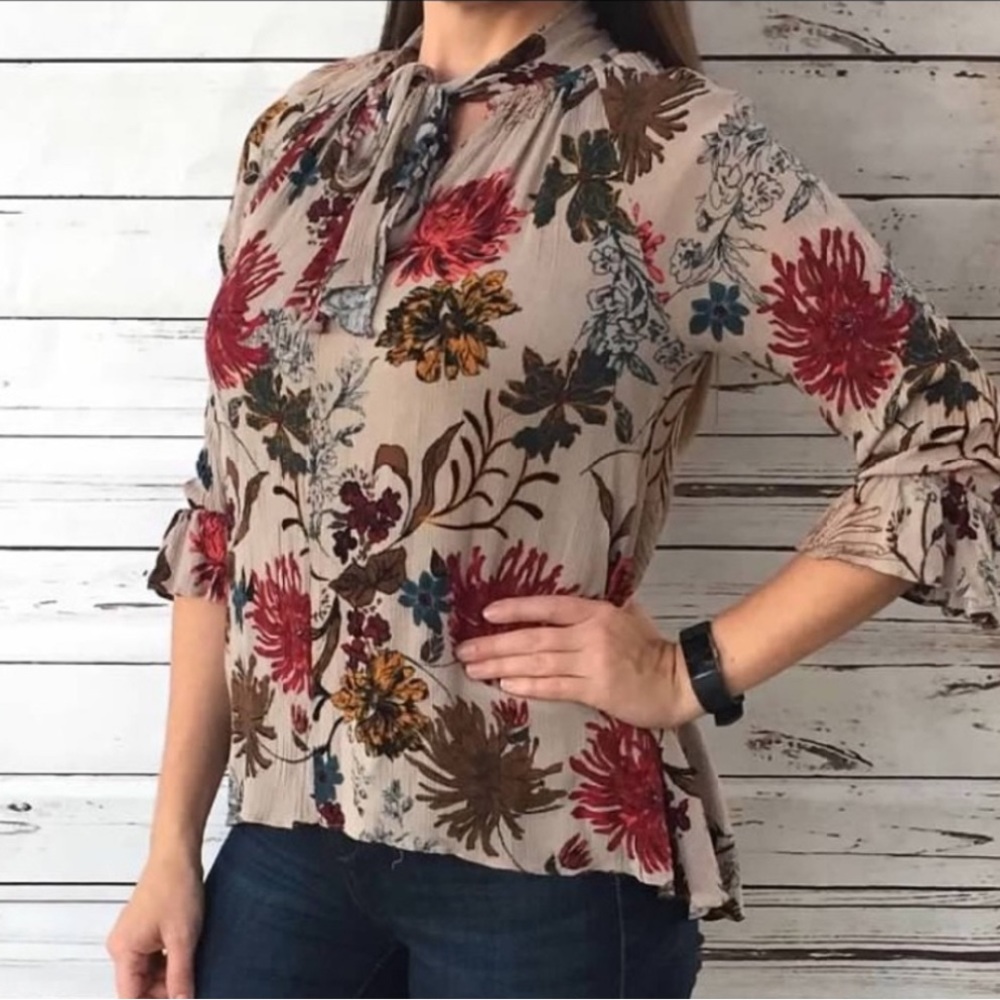 Floral blouse